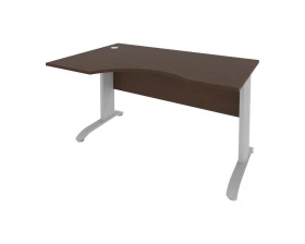 Стол криволинейный левый металлокаркас 1400x900x755 Riva images