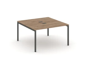 Рабочая станция 2-х сторон. на П-образном каркасе 40 мм 1380x1432x750 Стайл Проджект / Style Project images