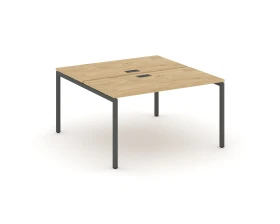 Рабочая станция 2-х сторон. на П-образном каркасе 40 мм 1380x1432x750 Стайл Проджект / Style Project images