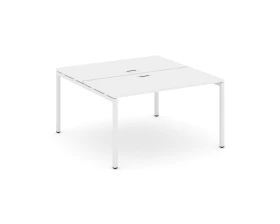 Рабочая станция 2-х сторон. на П-образном каркасе 40 мм 1380x1432x750 Стайл Проджект / Style Project images