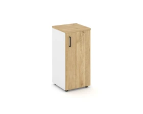 Шкаф низкий узкий правый закрытый 400x400x833 Стайл Проджект / Style Project images