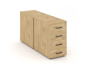 Тумба опорная/приставная с ящиками 416x1232x750 Style Project images