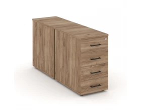 Тумба опорная/приставная с ящиками 416x1632x750 Style Project images