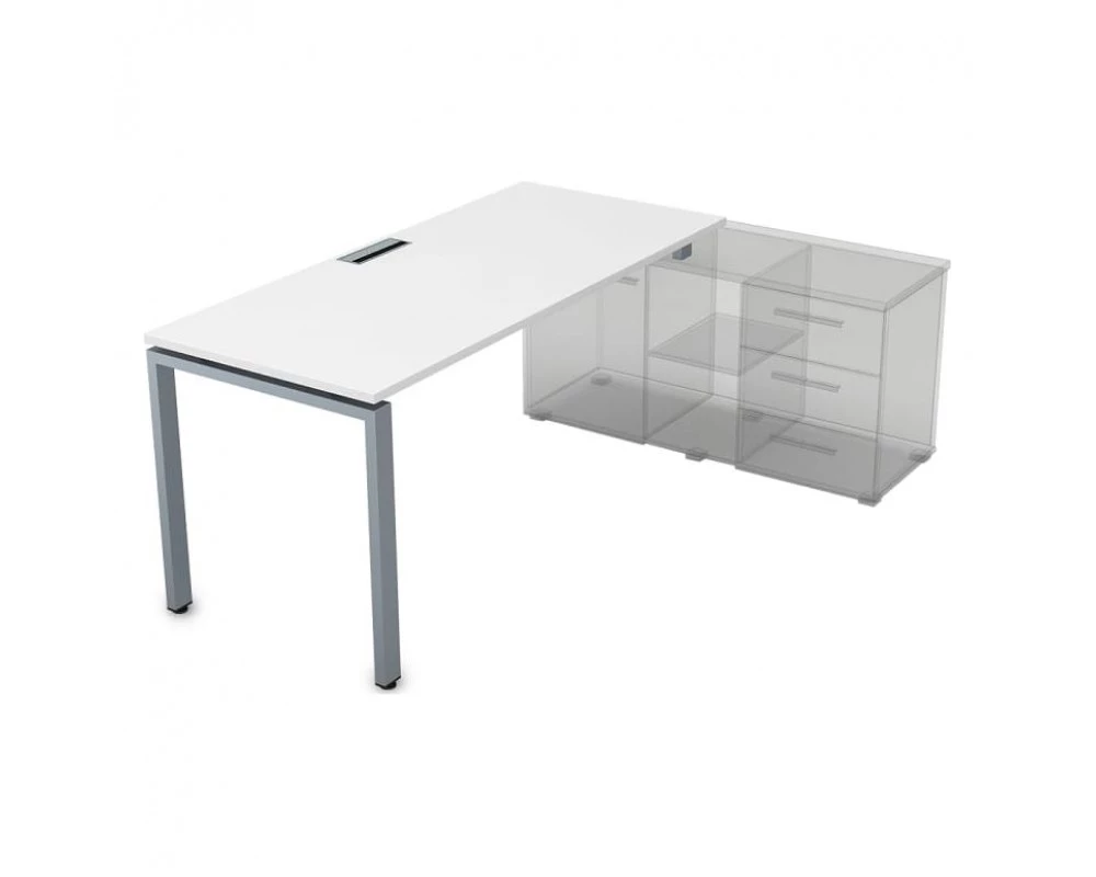 Стол рабочий прямолинейный для крепления на тумбу (1600*900*750) СП-П.994 Gloss