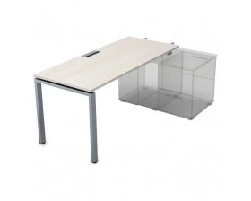 Стол рабочий прямолинейный для крепления на тумбу, начальный (1800*800*750) СПН-П.985 Gloss images