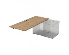 Стол рабочий прямолинейный для крепления на тумбу, средний (1600*700*750) СПС.974 Gloss images