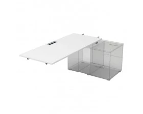 Стол рабочий прямолинейный для крепления на тумбу, средний (1600*700*750) СПС.974 Gloss images