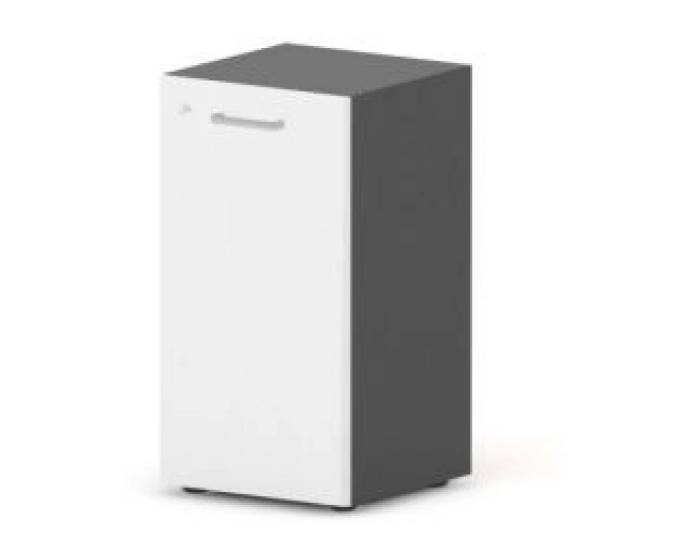 Шкаф закрытый узкий, 2 уровня, правый 40х40х75,5 Accord Director