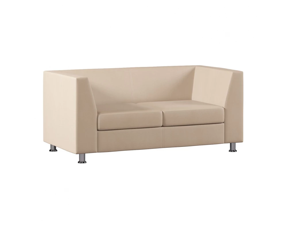 Диван Everprof Monro двухместный Экокожа, Бежевый