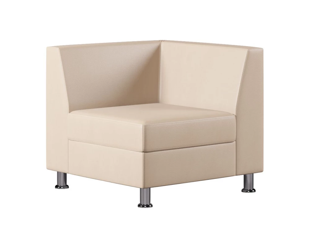 Модуль Everprof Monro угловой Экокожа, Бежевый