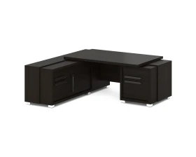 Стол с тумбой и греденцией 2070х2016х750 Грейс / Grace images