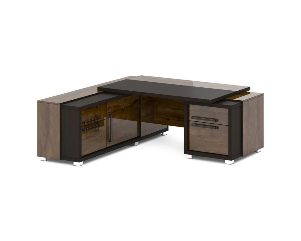 Стол с тумбой и греденцией 2070х2016х750 Грейс / Grace