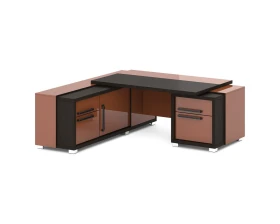 Стол с тумбой и греденцией 2070х2016х750 Грейс / Grace images