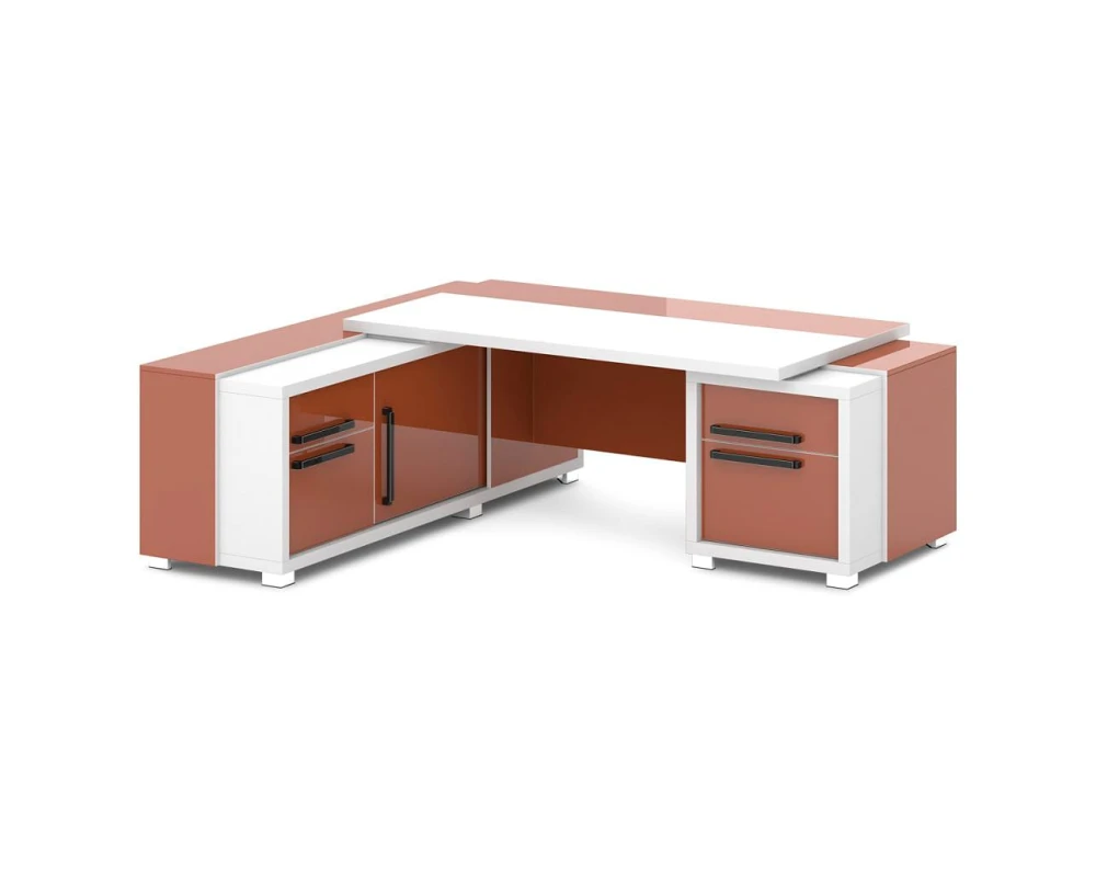 Стол с тумбой и греденцией 2270х2016х750 Грейс / Grace