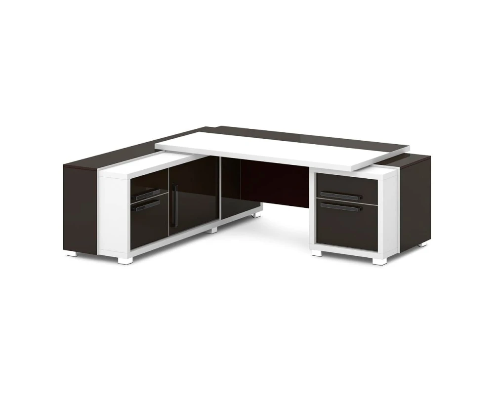 Стол с тумбой и греденцией 2270х2016х750 Грейс / Grace