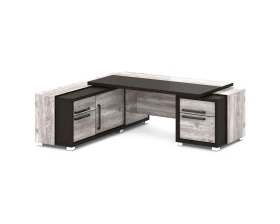 Стол с тумбой и греденцией 2270х2016х750 Грейс / Grace images