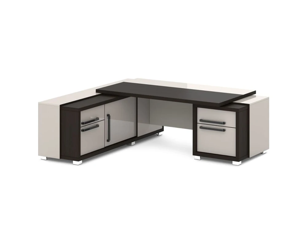 Стол с тумбой и греденцией 2270х2016х750 Грейс / Grace