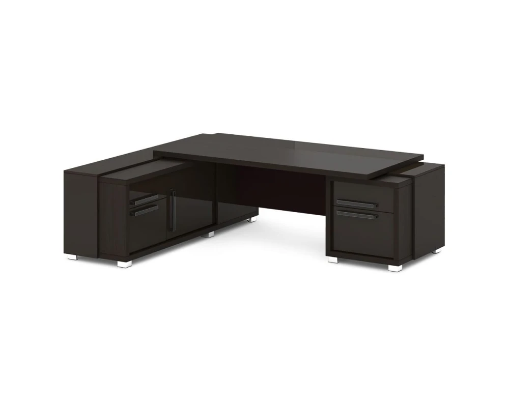 Стол с тумбой и греденцией 2470х2016х750 Грейс / Grace