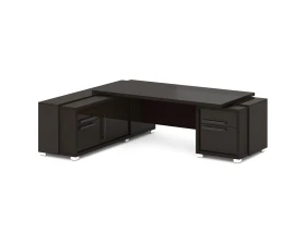 Стол с тумбой и греденцией 2470х2016х750 Грейс / Grace images