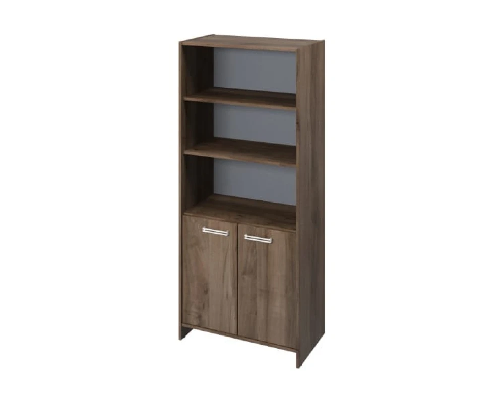 Шкаф для документов широкий с 4 полками полуоткрытый Фестус / Festus