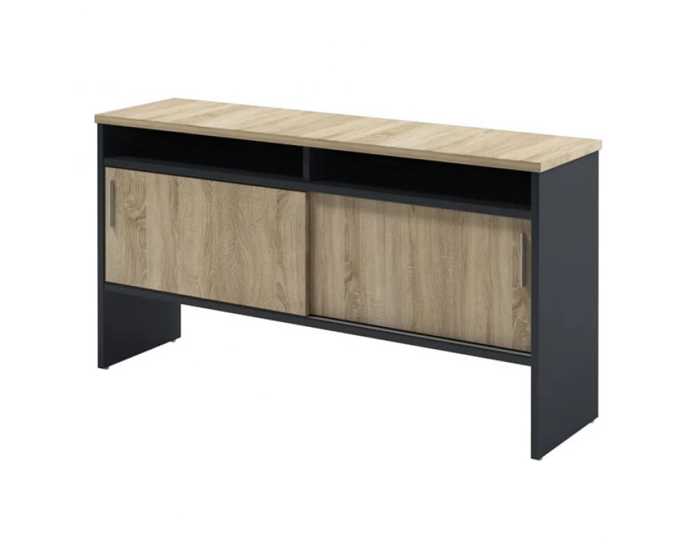 Тумба-купе приставная к столу-тандему на металлокаркасе I-68 Инновация