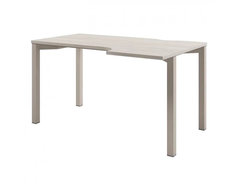 Стол эргономичный на металлокаркасе D-51 л/пр Solution