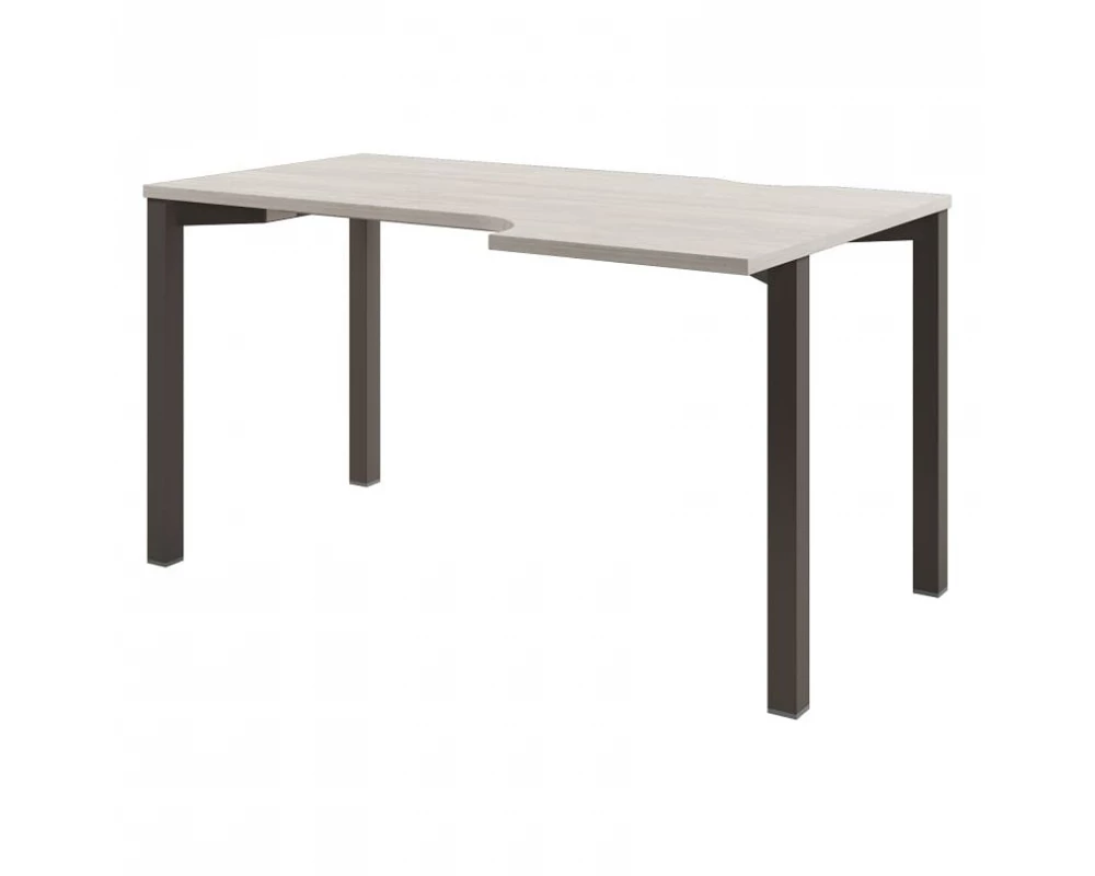 Стол эргономичный на металлокаркасе D-51 л/пр Solution