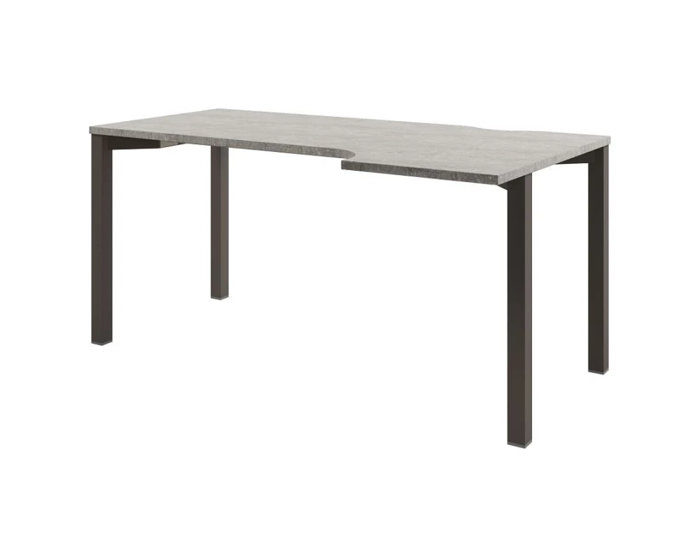 Стол эргономичный на металлокаркасе D-52 л/пр Solution