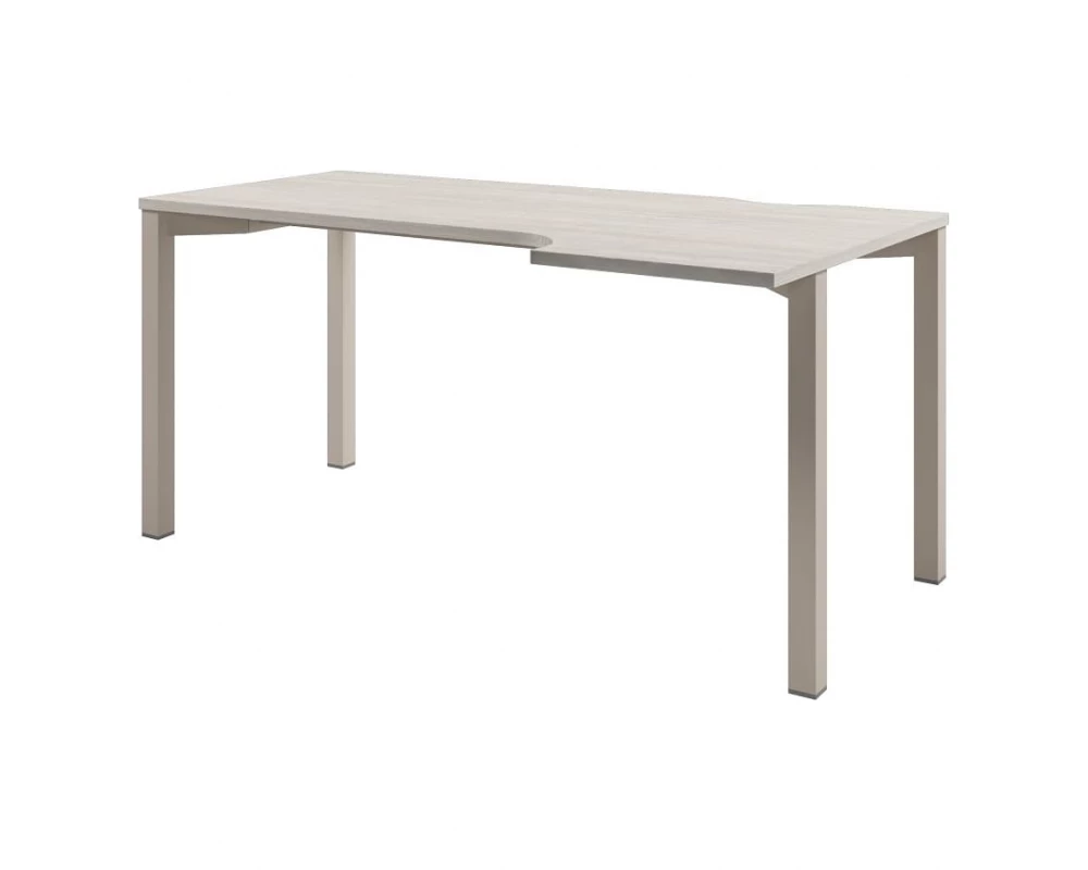 Стол эргономичный на металлокаркасе D-52 л/пр Solution