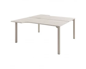 Стол-тандем эргономичный на 2 рабочих места D-62 Solution images