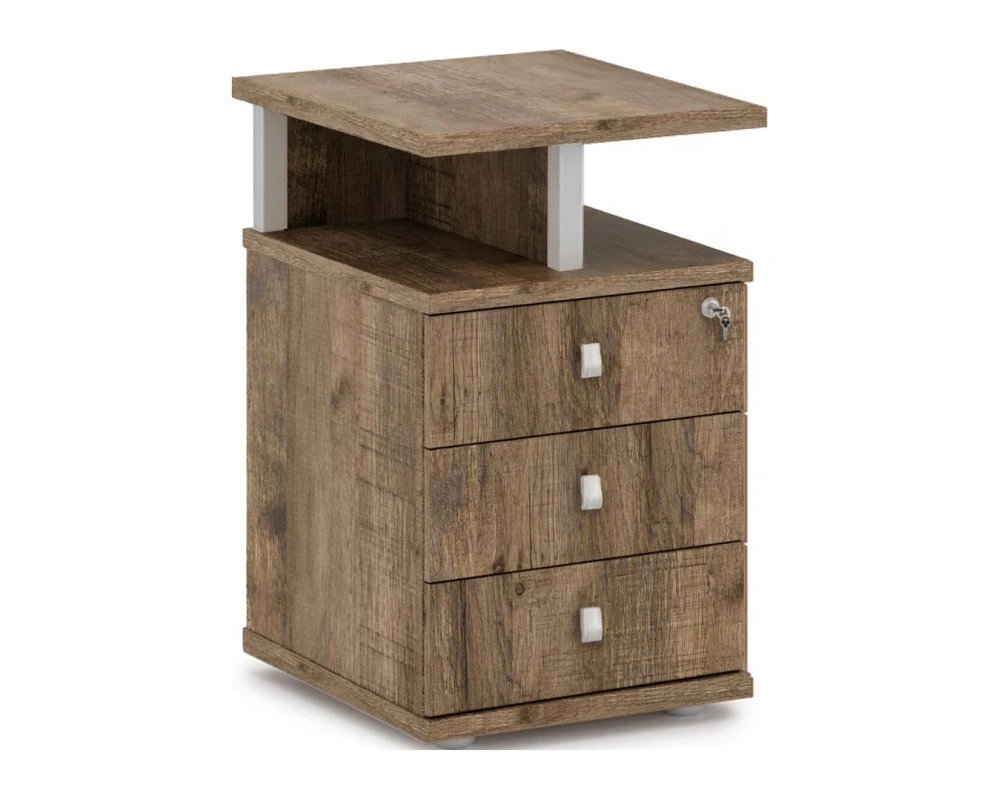 Тумба приставная с замком на первый ящик V-231 Vasanta