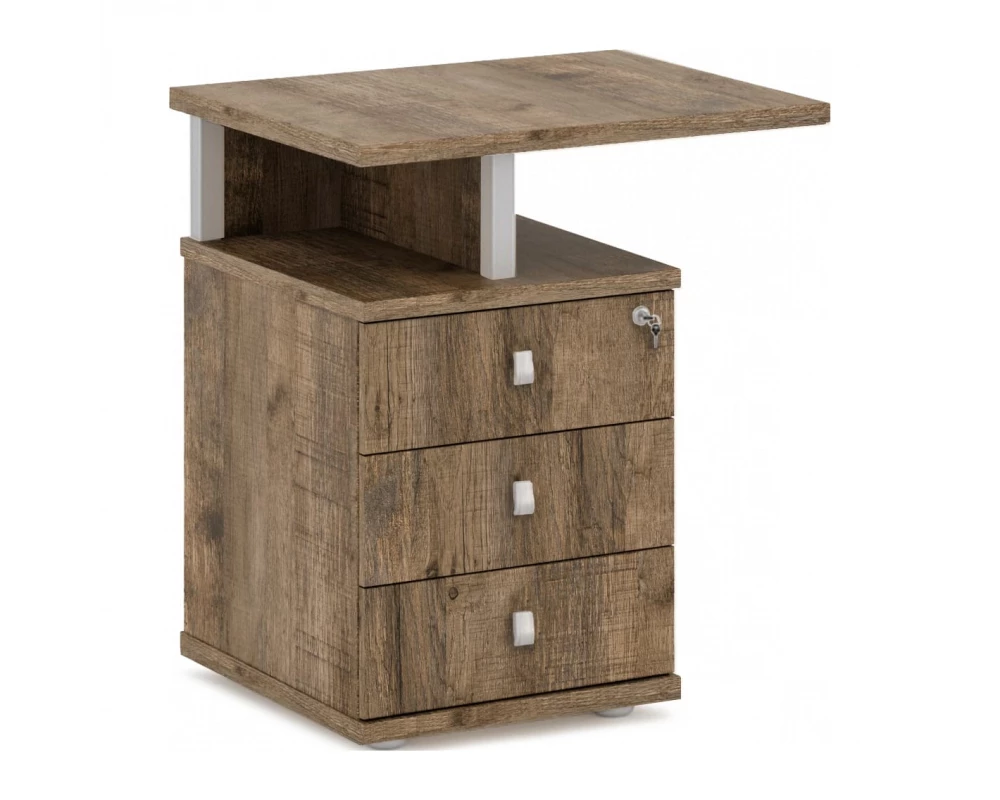 Тумба приставная с замком на первый ящик V-232 Vasanta