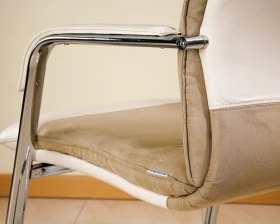 Кресло БЕРЛИН В, комб, хром images