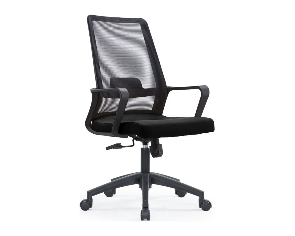 Кресло VIKING-92 MAS-B817 Сетка/Ткань, Черный