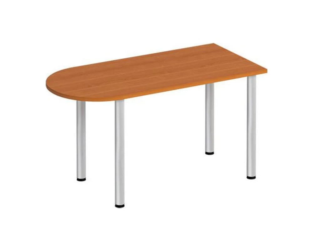 Стол письменный полукруглый на хромированных опорах ФР 2101 Formula