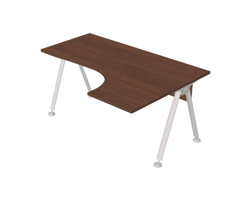 Стол интегральный на металлокаркасе правый GМ-106R+G-87 Гамма