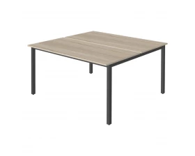 Сдвоенный стол на металлокаркасе WM-2+WM-2+WM-2-02 Work images