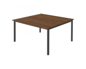 Сдвоенный стол на металлокаркасе WM-2+WM-2+WM-2-02 Work images