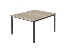 Сдвоенный стол на металлокаркасе WM-4+WM-4+WM-4-02 Work images