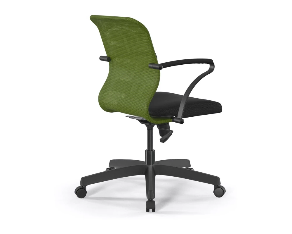 Кресло ErgoLife S 8 M4-8K M09.B02.G15.W01 Сетка/Ткань, Зеленый/Черный