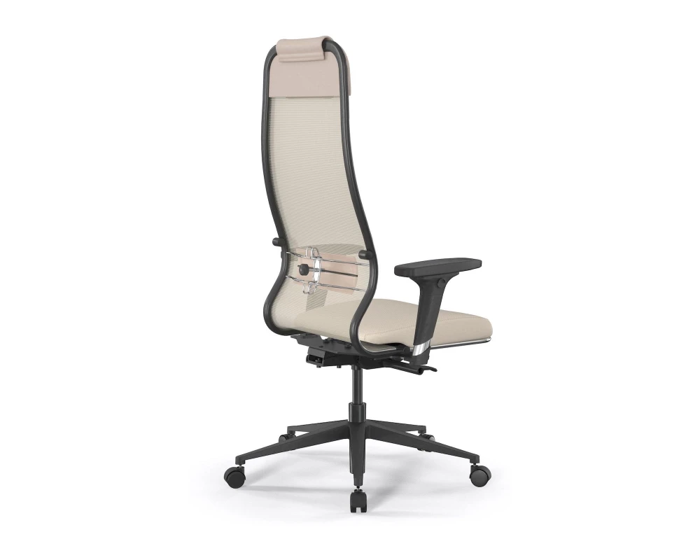 Кресло ErgoLife SynchroSit 10 B1-115D M23.B11.G19.W02 Сетка/Экокожа, Молочный