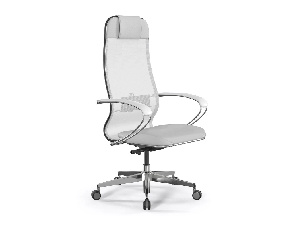 Кресло ErgoLife SynchroSit 10 L1-115K M23.B22.G18.W23 Сетка/Экокожа, Белый