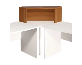 Надстройка на стол угловая 996х264х346 Монолит images