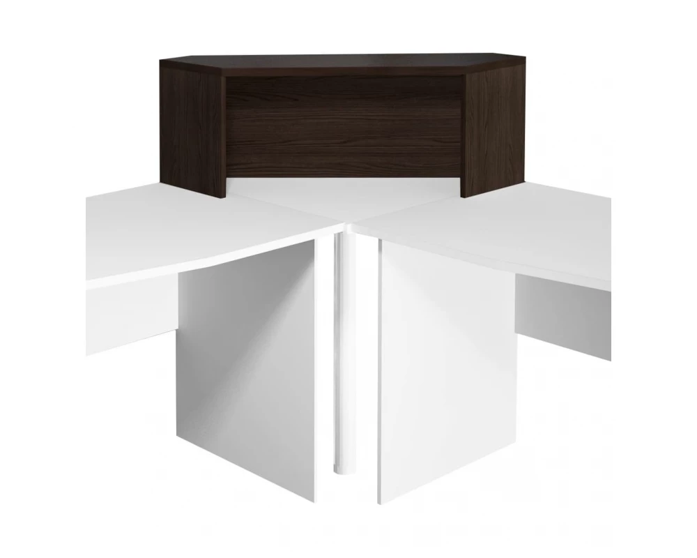 Надстройка на стол угловая 996х264х346 Монолит