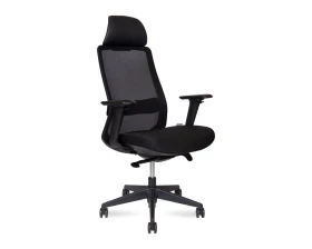 Кресло Norden Комо блэк / Como black Сетка/ Ткань, Черный images