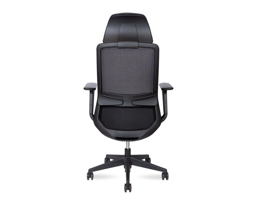 Кресло Norden Комо блэк / Como black Сетка/ Ткань, Черный