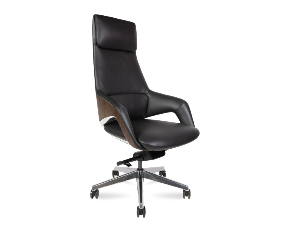 Кресло Norden Шопен Натуральная кожа, Черный