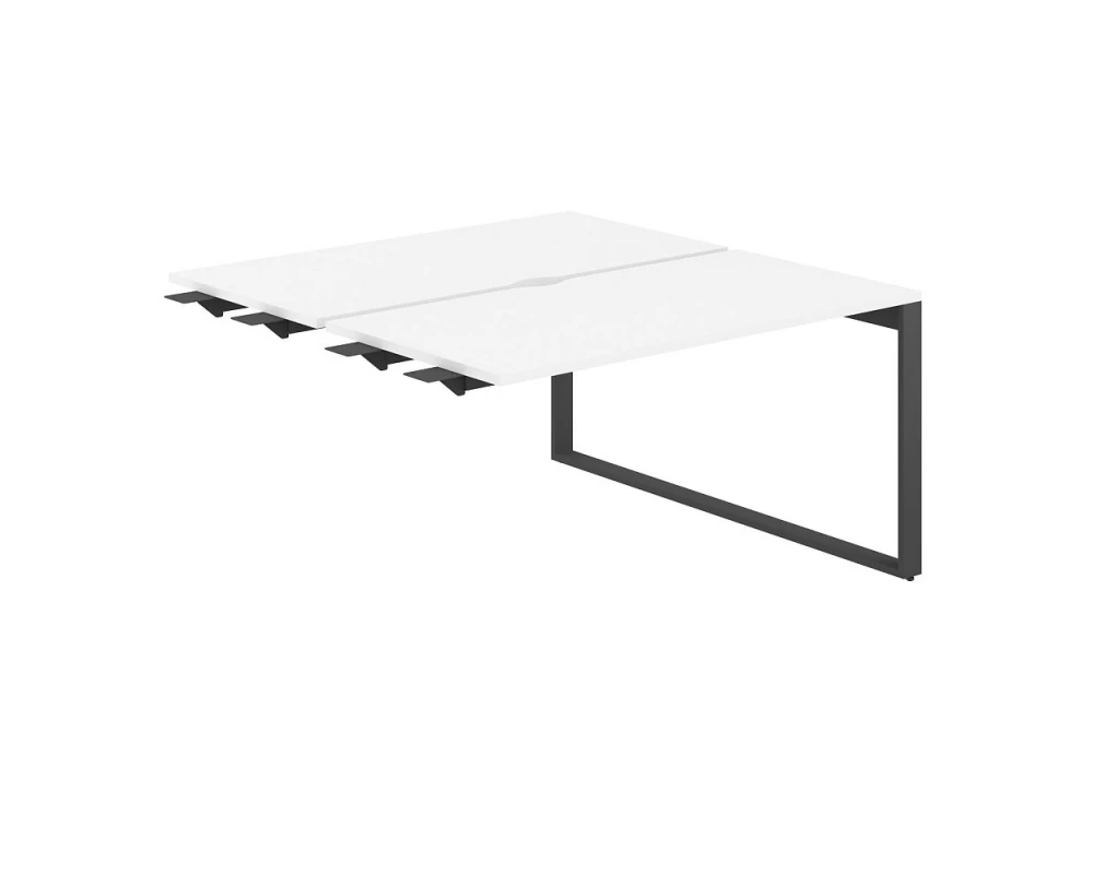 Рабочая станция комбо с вырезом 1400х1438х750 Allegro Белый/Антрацит