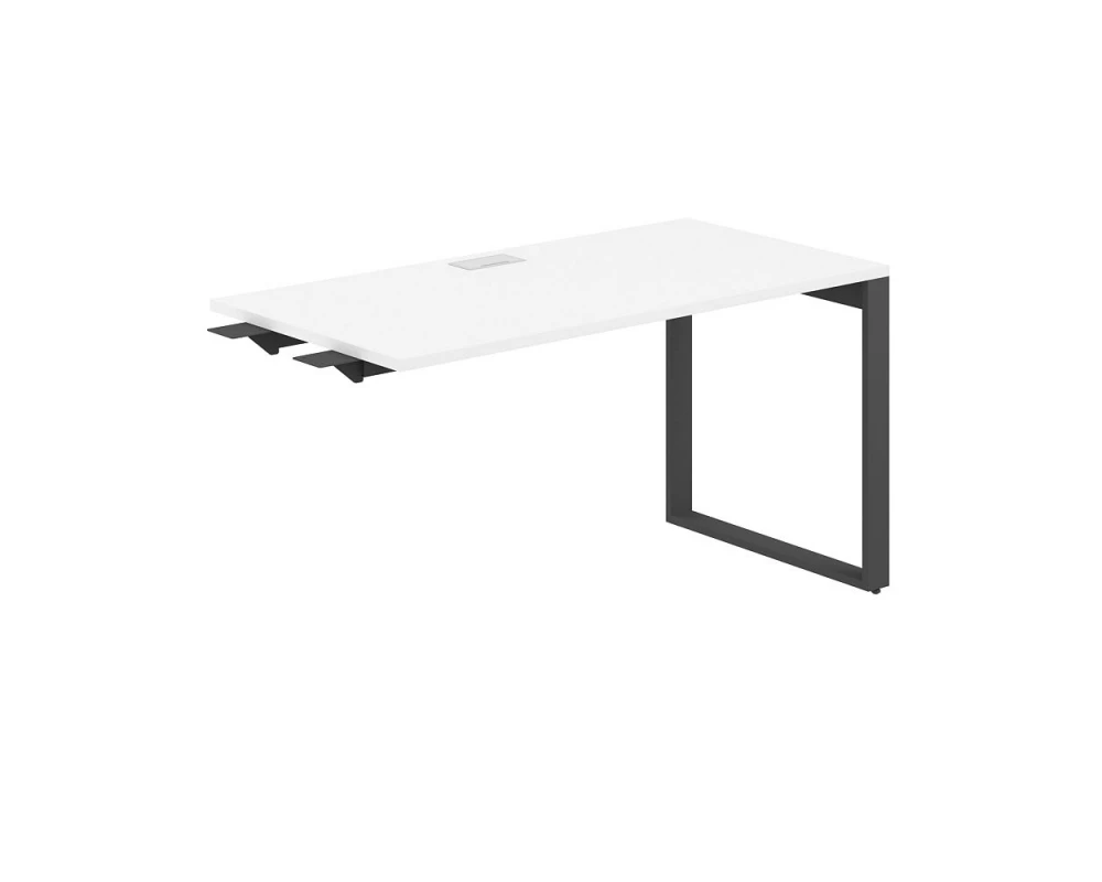 Стол комбо с лючком 1400х700х750 Allegro Белый/Антрацит