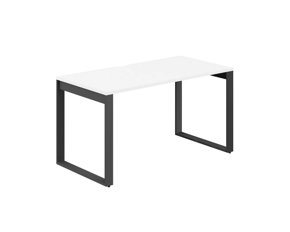 Стол с вырезом 1400х700х750 Allegro Белый/Антрацит